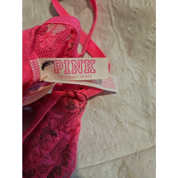 Victoria's Secret PINK Lace Bralette Sz L New - Picture 7 of 12